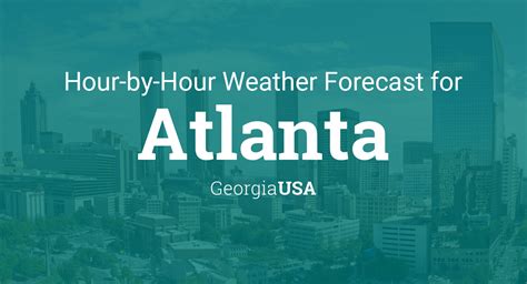 atlanta hourly forecast